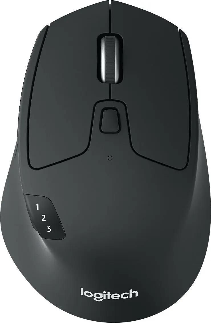 Мышь беспроводная Logitech M720 Triathlon, Bluetooth/Радио, оптическая, USB, 1000dpi, черный [910-004794]
